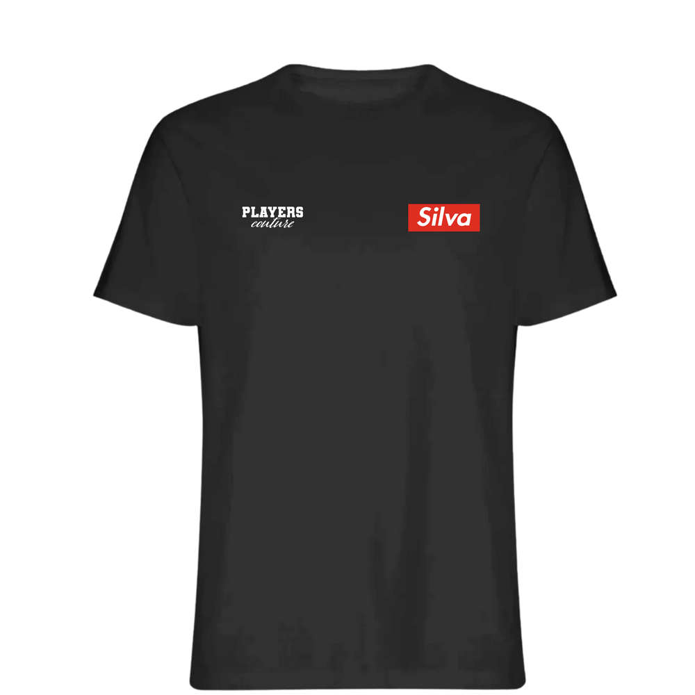 Silva Logo Players Couture Mens T-Shirt Black