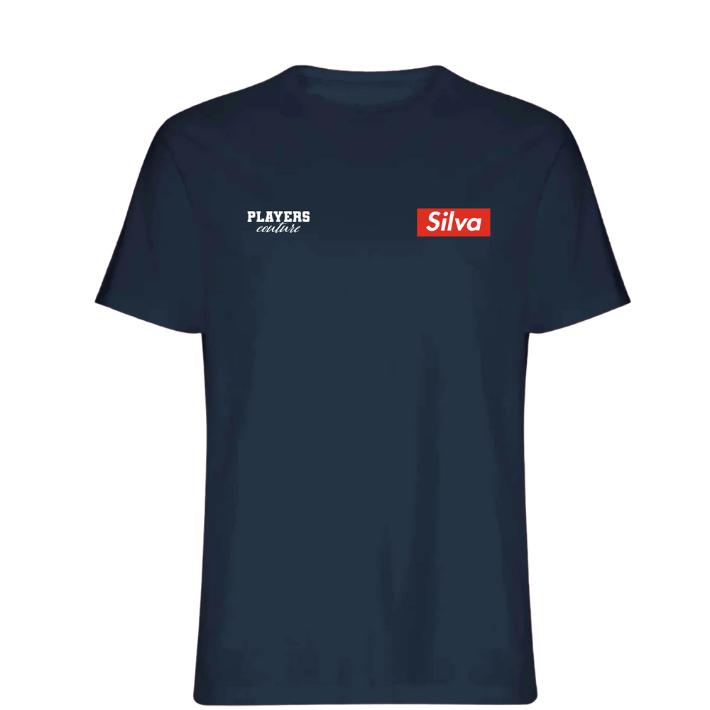 Silva Logo Players Couture Mens T-Shirt Navy