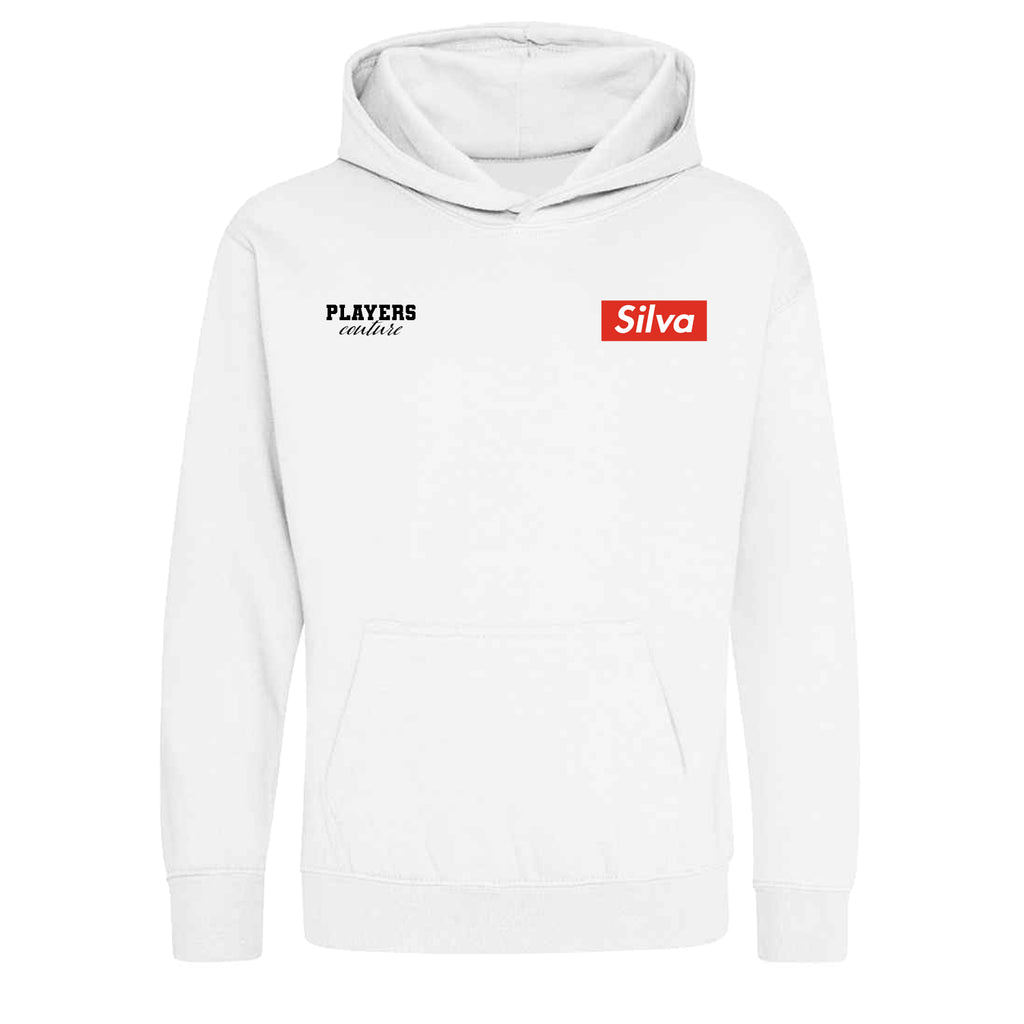 Silva Logo Players Couture Kids Hoodie White