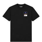 Simon Garner Blackburn Rovers Icons in Lights Frame Men's T-Shirt in Black