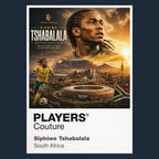 Siphiwe Tshabalala South Africa Atlas Frame artwork by Players Couture