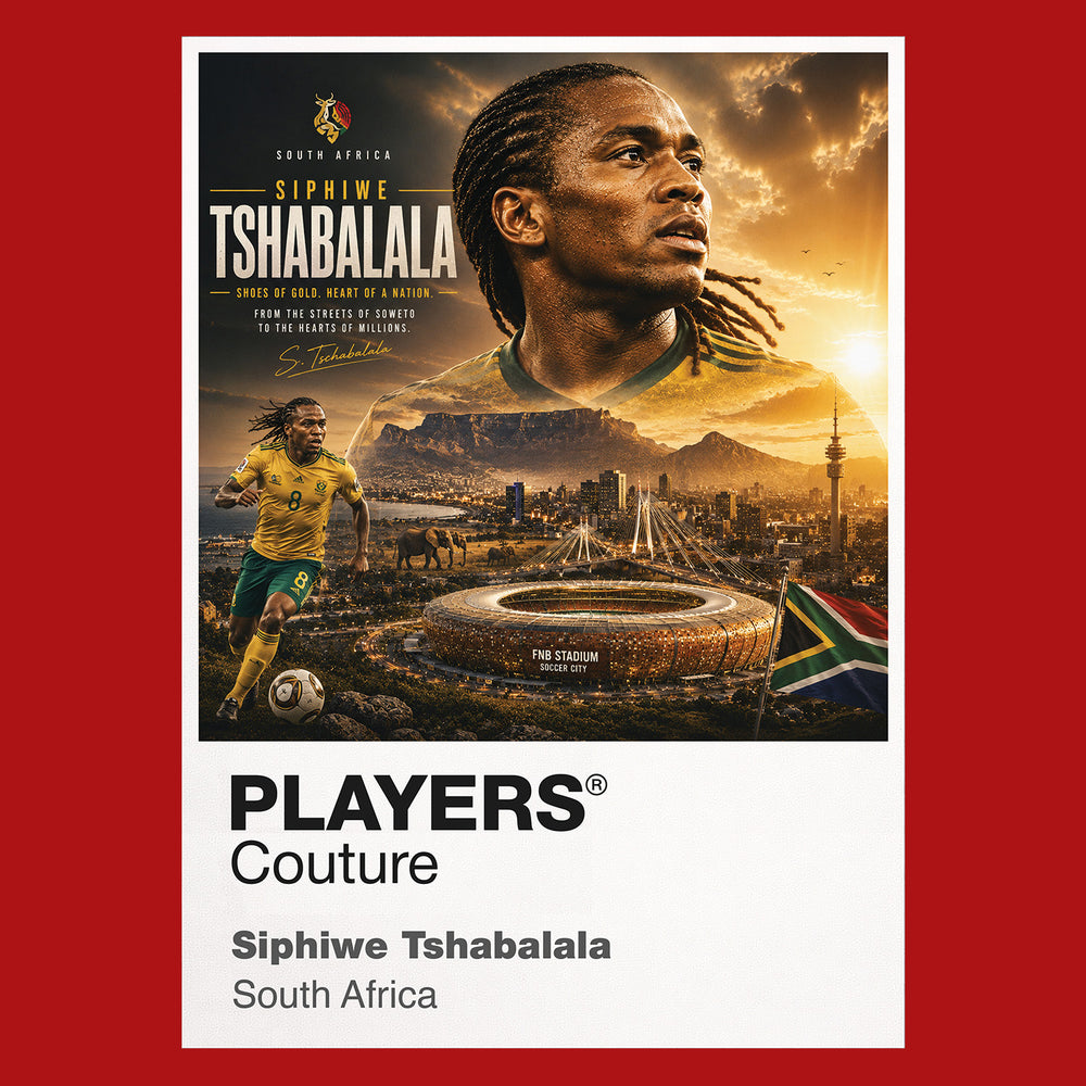 Siphiwe Tshabalala South Africa Atlas Frame artwork by Players Couture