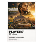 Siphiwe Tshabalala South Africa Atlas Frame artwork by Players Couture