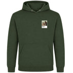 Sir Henry Cecil horse racing hoodie – mens earthy green hoodie view