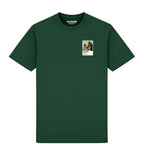 Sir Henry Cecil horse racing T-shirt – mens forest green tshirt view