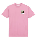 Sir Henry Cecil horse racing T-shirt – mens pink tshirt view