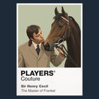 Sir Henry Cecil horse racing hoodie – navy view