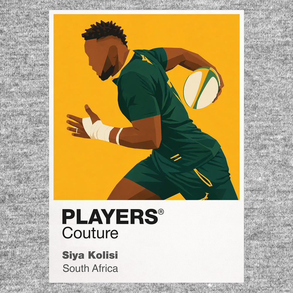 Siya Kolisi Rugby Union Icon Frame Men's Hoodie – image 6