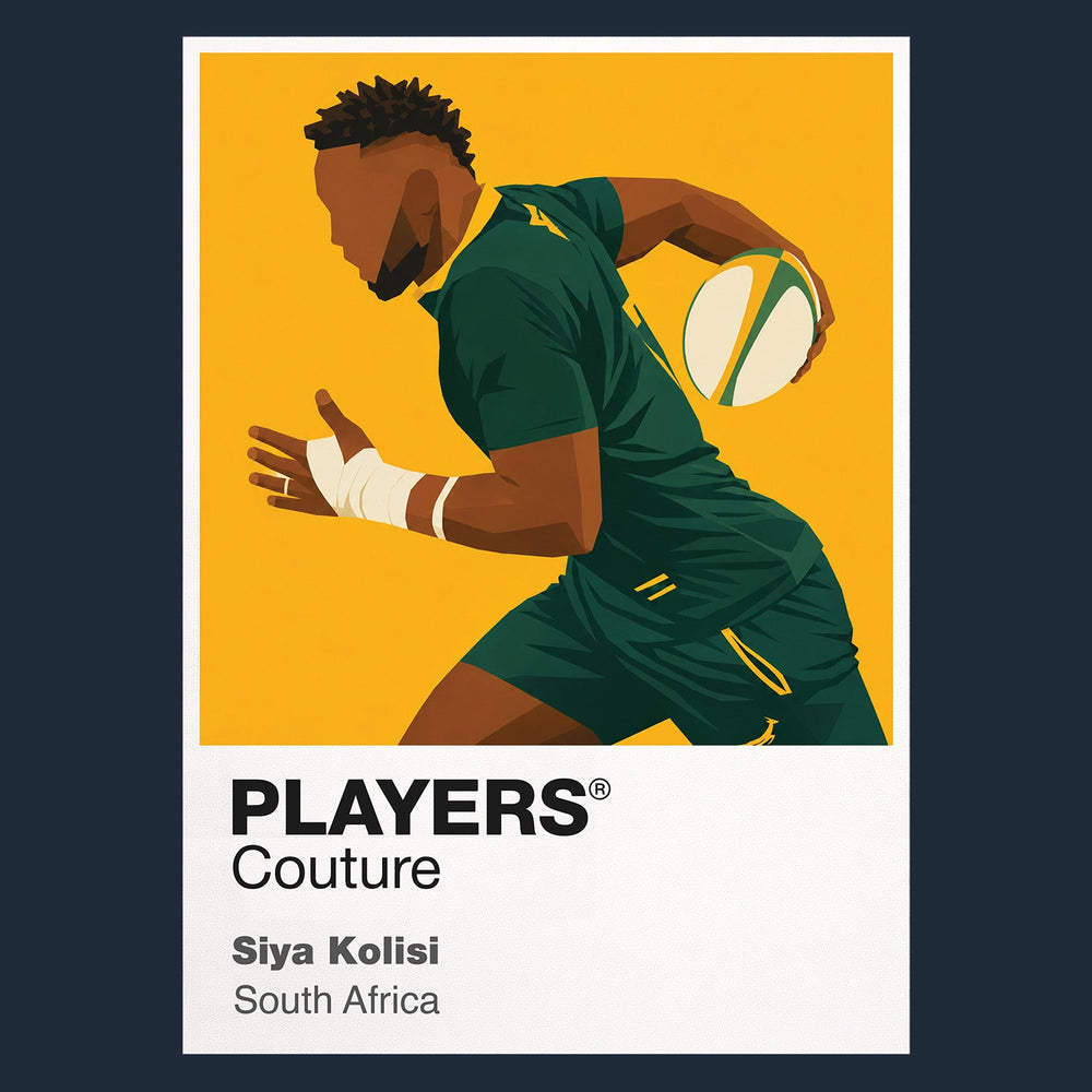 Siya Kolisi Rugby Union Icon Frame Men's T-Shirt – image 8