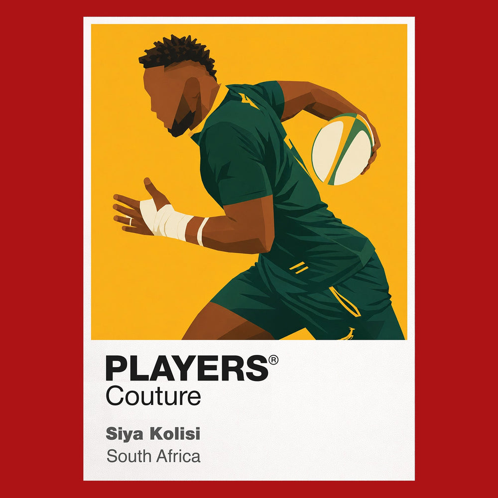 Siya Kolisi Rugby Union Icon Frame Men's Hoodie – image 7