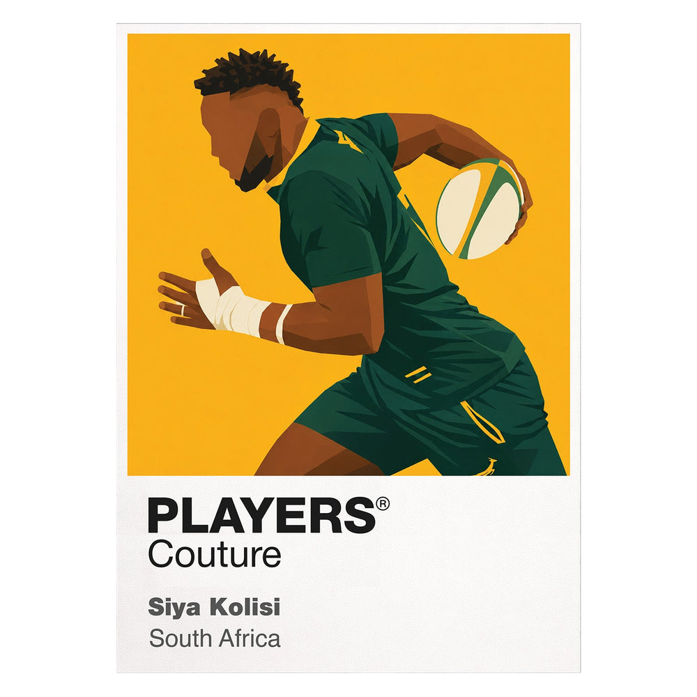 Siya Kolisi Rugby Union Icon Frame Men's T-Shirt – image 1