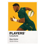 Siya Kolisi Rugby Union Icon Frame Men's T-Shirt – image 1