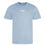 Essentials Collection t-shirt – blue men's t-shirt with white Essentials Collection letters and Players Couture logo on the