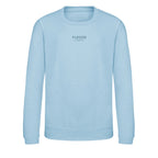 Essentials Collection hoodie – blue kids' hoodie with white Essentials Collection letters and Players Couture logo on the