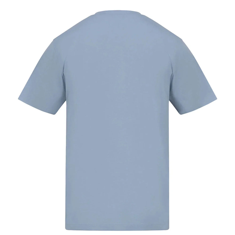Essentials Collection t-shirt – blue men's t-shirt with white Essentials Collection letters and Players Couture logo on the