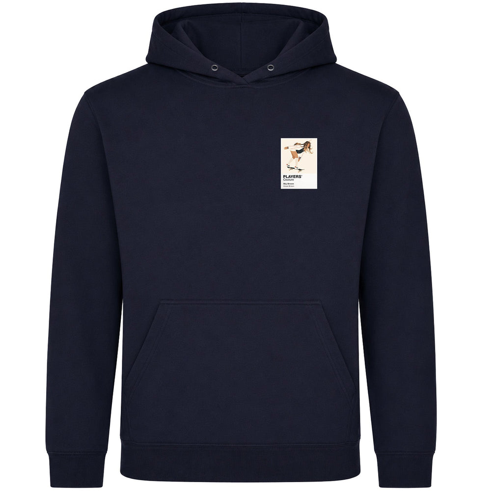 Sky Brown Men's Hoodie - Navy