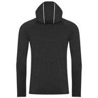 Essentials Collection hoodie – grey men's hoodie with black Essentials Collection letters and Players Couture logo on the