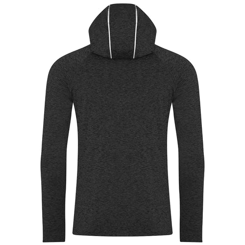 Essentials Collection hoodie – grey men's hoodie with black Essentials Collection letters and Players Couture logo on the