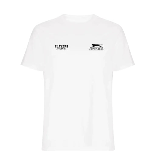 Slaven Bilic t-shirt – white men's t-shirt featuring the Slaven Bilic Players Couture logo
