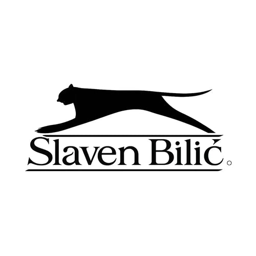 Slaven Bilic Logo Men's Hoodie – white close-up detail shot of the Slaven Bilic Players Couture logo design