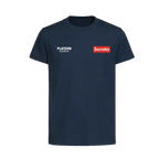 Socrates t-shirt – red kids' t-shirt featuring the Socrates Players Couture logo