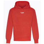 Essentials Collection hoodie – red men's hoodie with white Essentials Collection letters and Players Couture logo on the