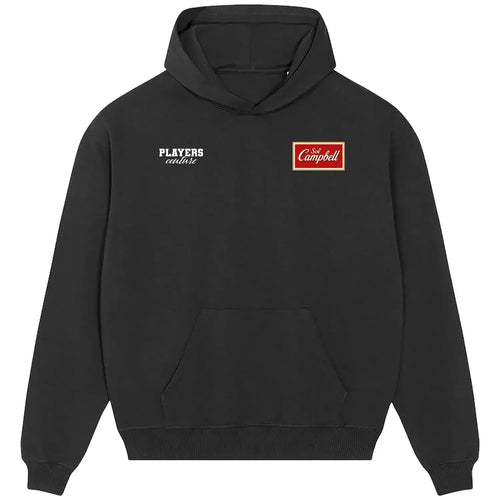 Sol Campbell hoodie – black men's hoodie featuring the Sol Campbell Players Couture logo