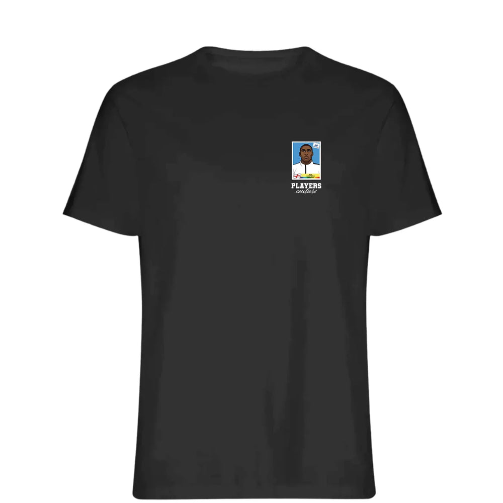 Sol Campbell World Cup t-shirt – black men's t-shirt featuring the Sol Campbell World Cup Players Couture logo