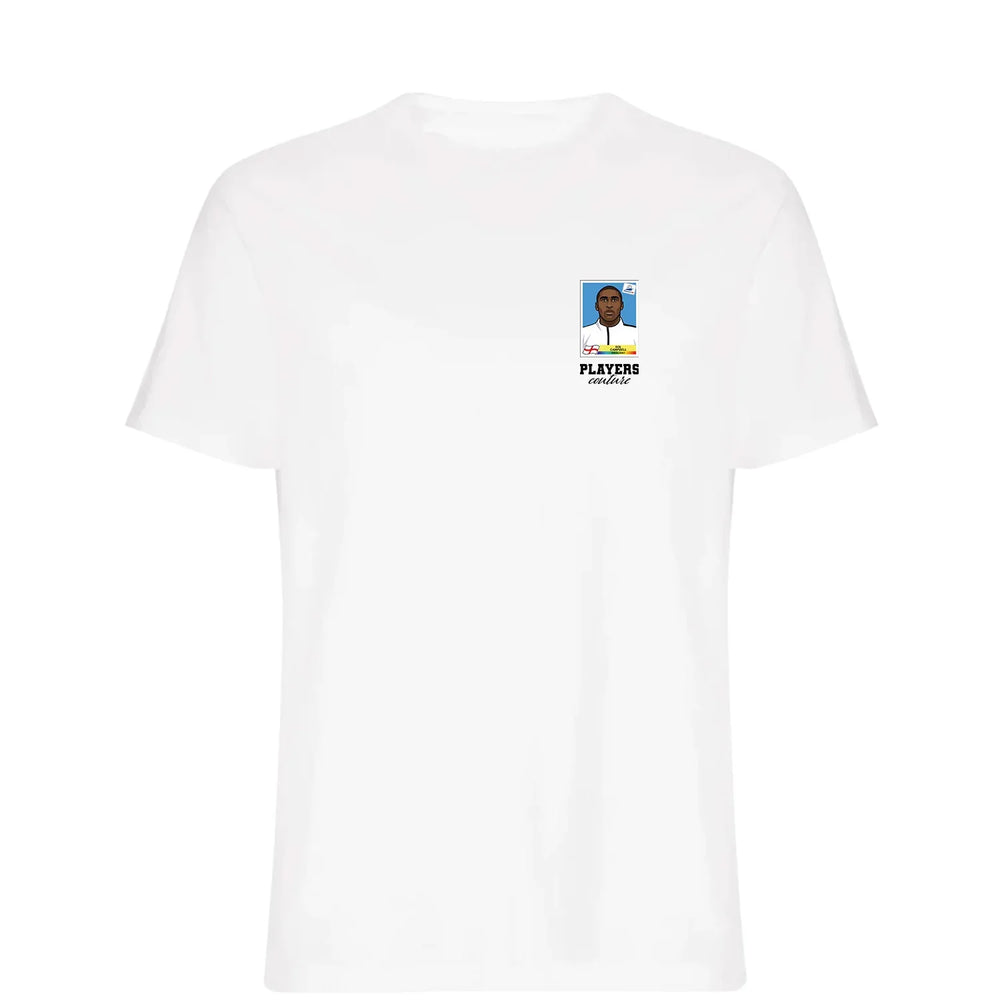 Sol Campbell World Cup t-shirt – white men's t-shirt featuring the Sol Campbell World Cup Players Couture logo