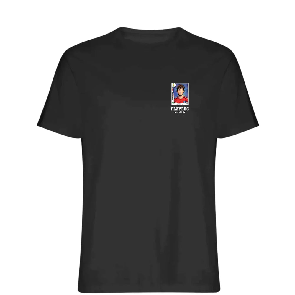 Son Heung Min World Cup t-shirt – black men's t-shirt featuring the Son Heung Min World Cup Players Couture logo