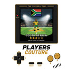 South Africa World Cup 8-Bit Men's T-Shirt retro gaming football design by Players Couture