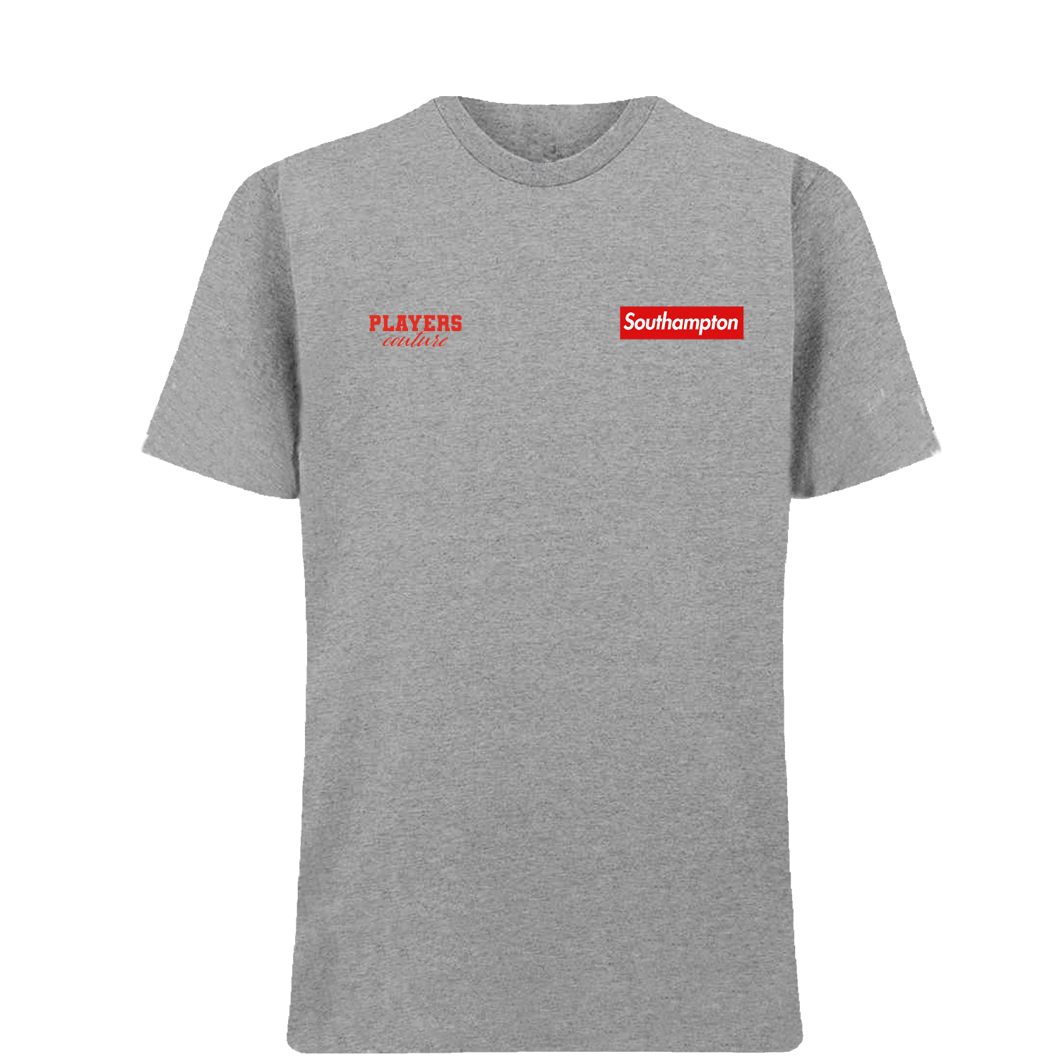 Southampton Logo Players Couture Mens T-Shirt Gray