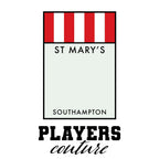 Southampton Monopoly Card hoodie – white men's hoodie with black Southampton Monopoly Card letters and Players Couture logo
