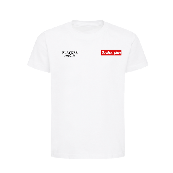 Southampton Logo Players Couture Kids T-Shirt White