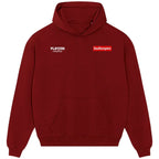Southampton hoodie – red men's hoodie featuring the Southampton Players Couture logo