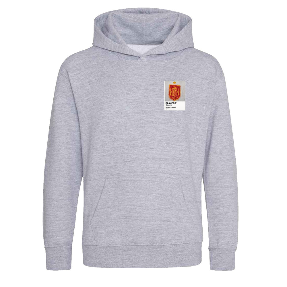 Spain Graffiti Frame Kids Hoodie - spain graffiti frame kids grey hoodie