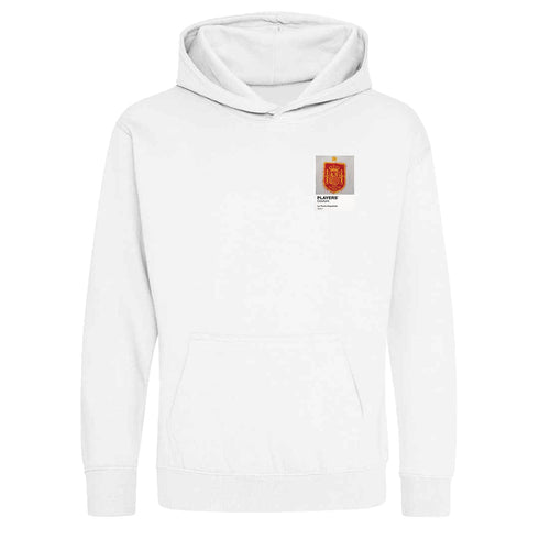 Spain Graffiti Frame Kids Hoodie - spain graffiti frame kids white hoodie