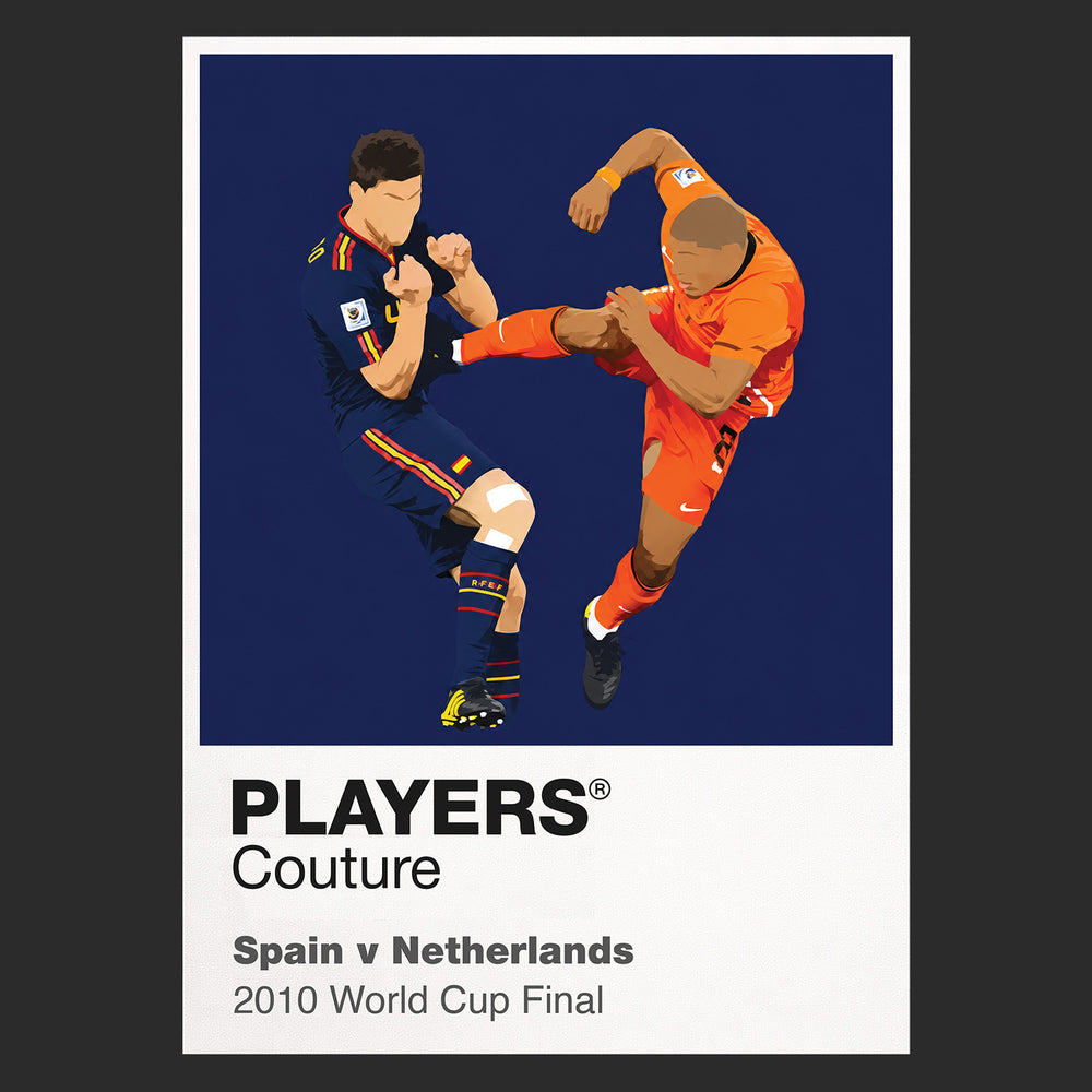 Spain v Netherlands 2010 Players Couture Frame Black