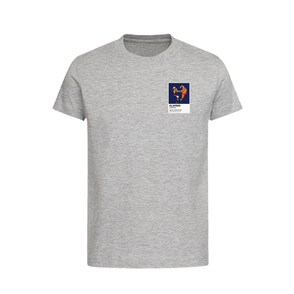 Spain v Netherlands 2010 World Cup Final Icon Frame Kids T-Shirt - Grey