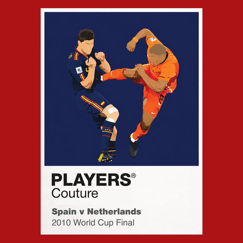 Spain v Netherlands 2010 Players Couture Frame Red