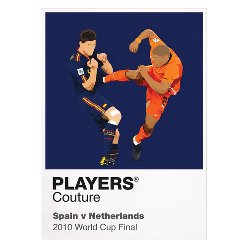 Spain v Netherlands 2010 Players Couture Frame White