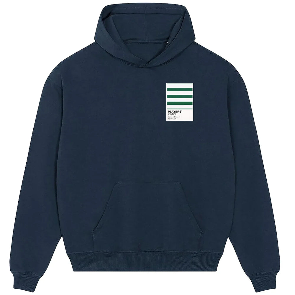 Sporting CP hoodie – navy men's hoodie featuring the Sporting CP Players Couture logo