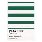 Sporting CP Classic Football Shirt Colours Frame Men's T-Shirt – white close-up detail shot of the Sporting CP Players