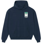 Sporting CP Monopoly Card hoodie – red men's hoodie with white Sporting CP Monopoly Card letters and Players Couture logo on