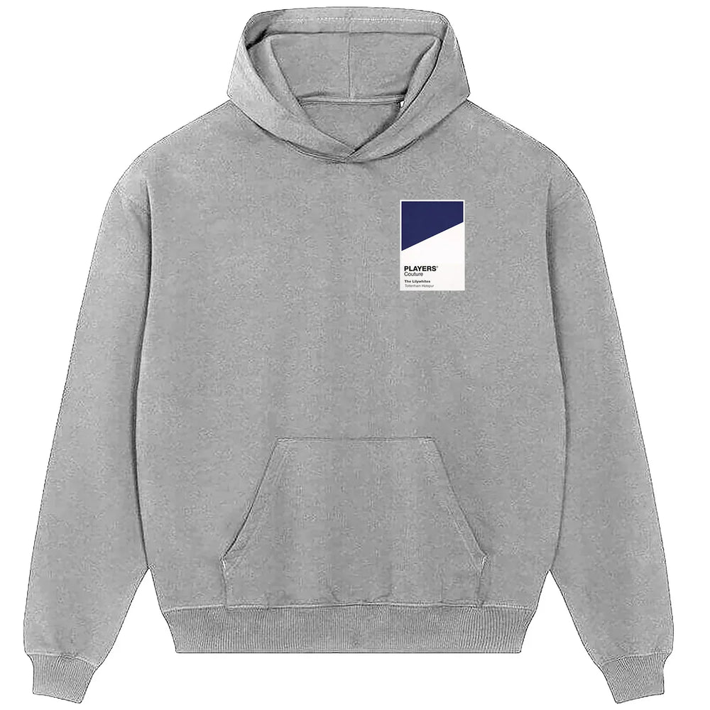 Tottenham Hotspur hoodie – grey men's hoodie featuring the Tottenham Hotspur Players Couture logo
