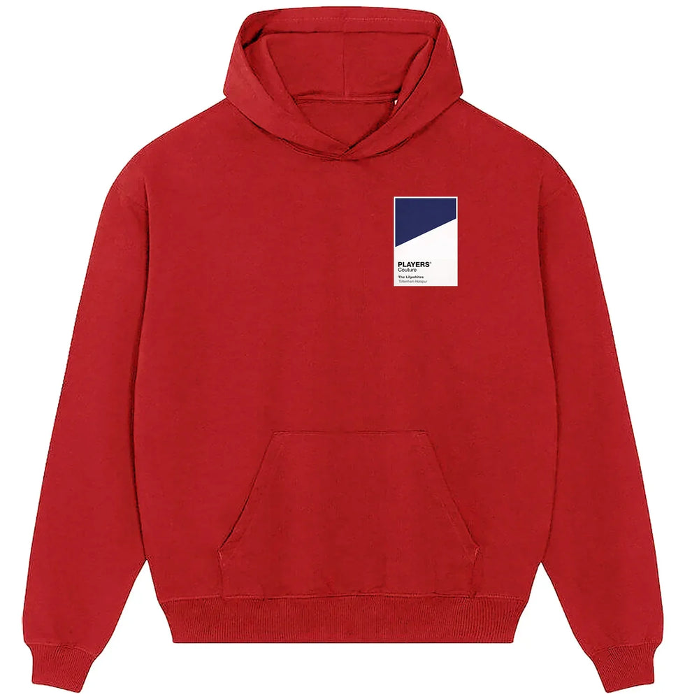 Tottenham Hotspur hoodie – red men's hoodie featuring the Tottenham Hotspur Players Couture logo