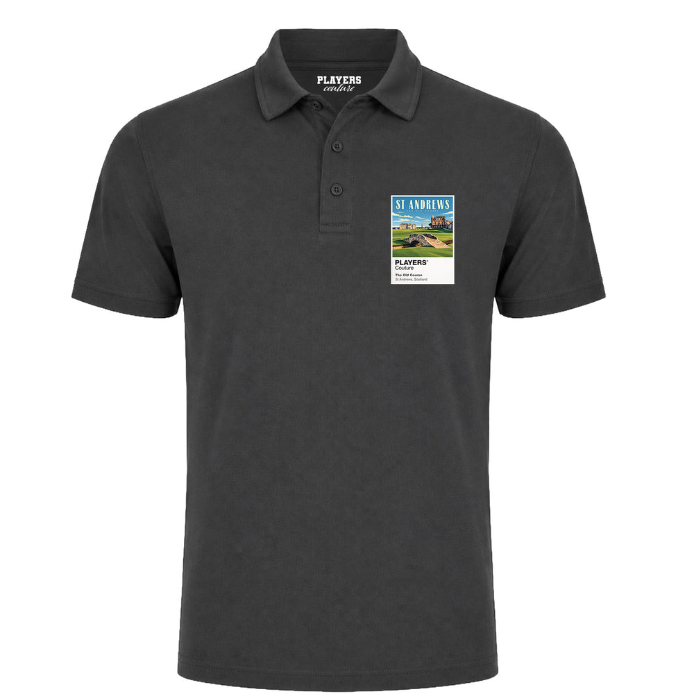 St Andrews Golf Icon Frame Men's Polo Shirt
