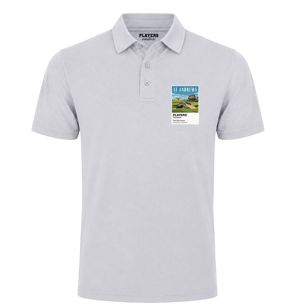 St Andrews Golf Icon Frame Men's Polo Shirt