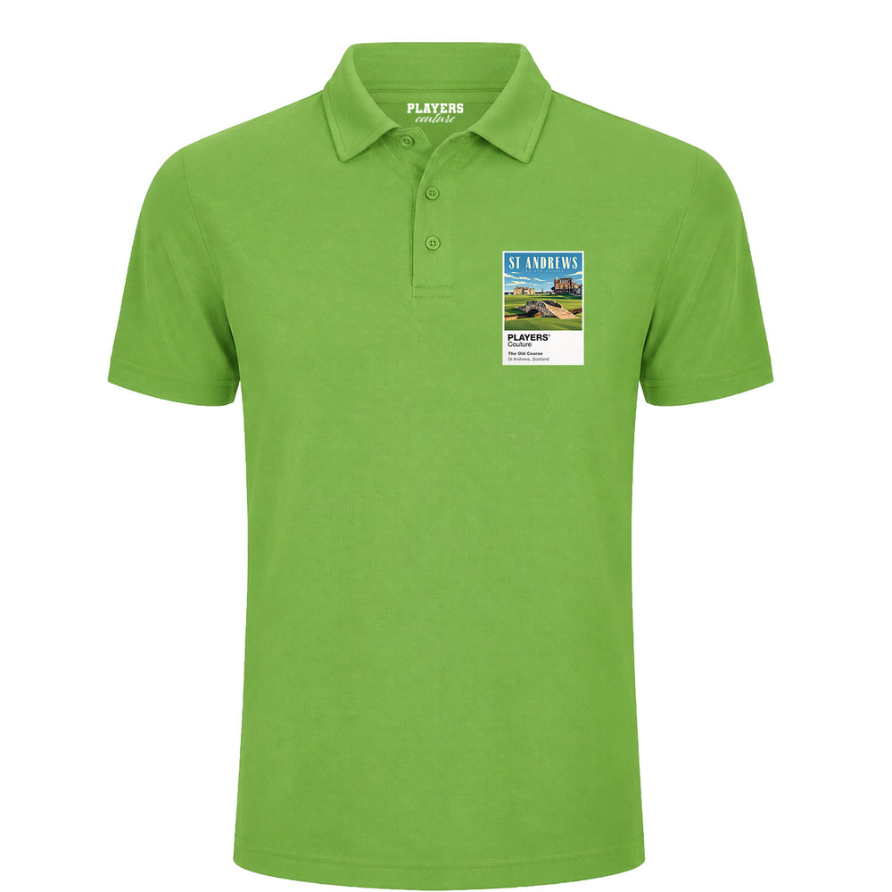 St Andrews Golf Icon Frame Men's Polo Shirt