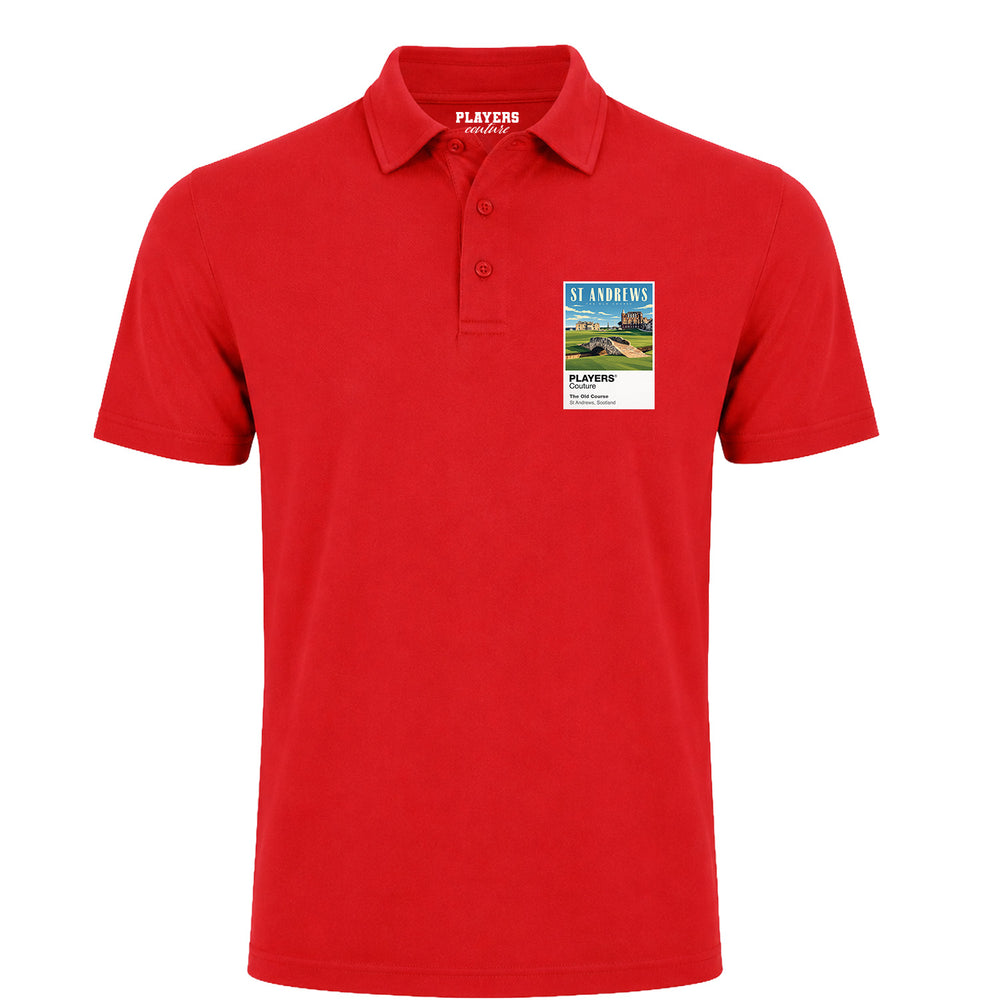St Andrews Golf Icon Frame Men's Polo Shirt